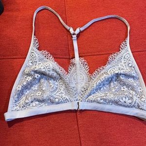 Blue Victoria’s Secret bra